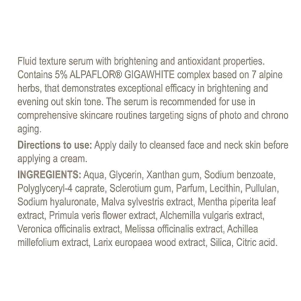 Derma Series Brightening Alpaflor Serum