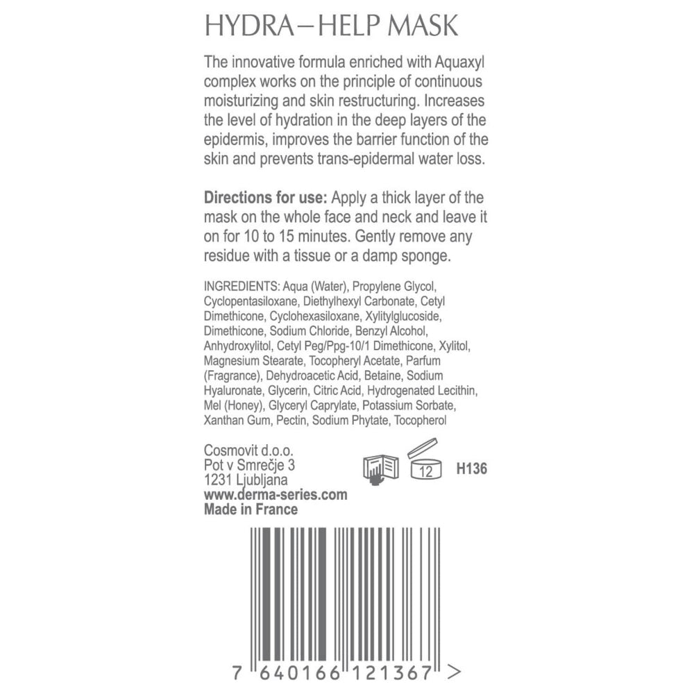 Derma Series Hydra-Help Mask