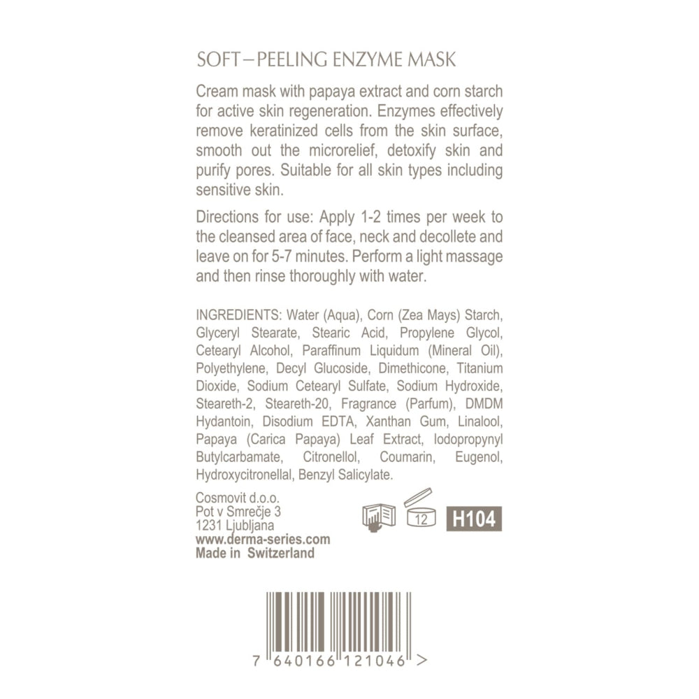 Derma Series Soft-Peeling Enzyme Mask
