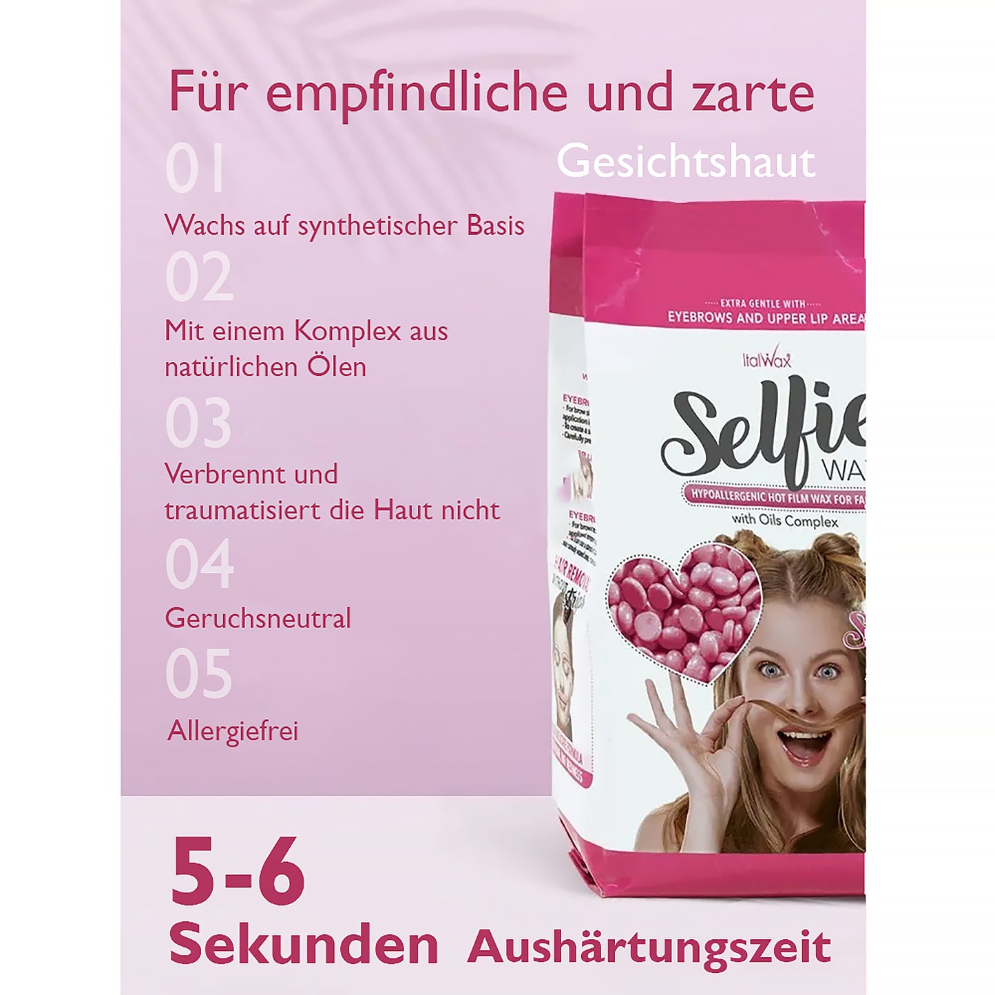 ItalWax® Filmwachs "SELFIE" für das Gesicht 500g